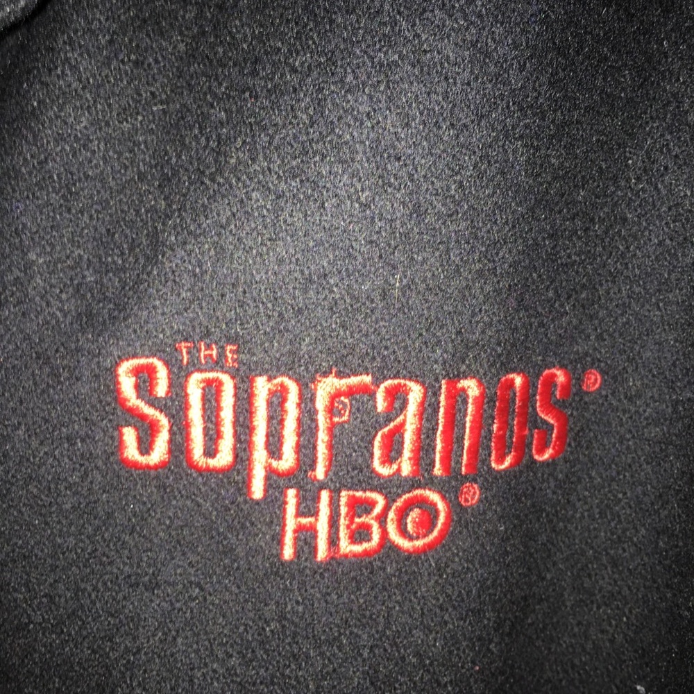 Authentic Sopranos Bomber Jacket w Leather Sleeves